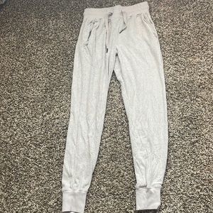 Zyia Grey Ribbed Joggers size Small